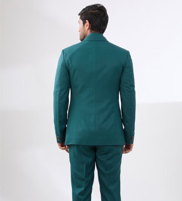 Teal Blue Two Piece Suit for Men by Attirux | Two Piece Suit