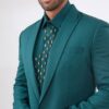 Teal Blue Two Piece Suit for Men by Attirux | Two Piece Suit