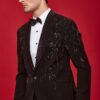 Black Designer Tuxedo suit