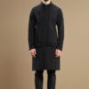 Black Designer Wasitcoat for Men in USA