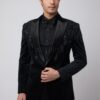Black Designer Wedding Tuxedo Suit - Groom Black Tuxedo Suit