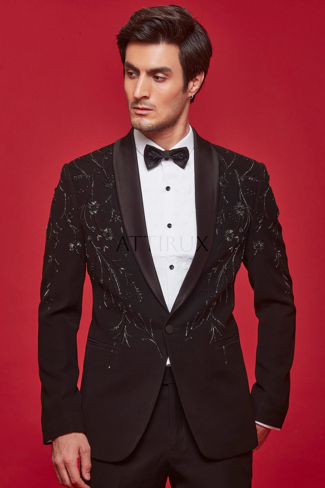 Black Desinger Tuxedo - Buy Online in USA