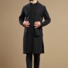 Black Waistcoat with Kurta Pajama Buy Online in USA