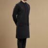 Black waistcoat with Kurta Pajama