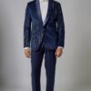 Blue Velvet Hand Embroidered Tuxedo Suit - Groom Tuxedo Suit in USA