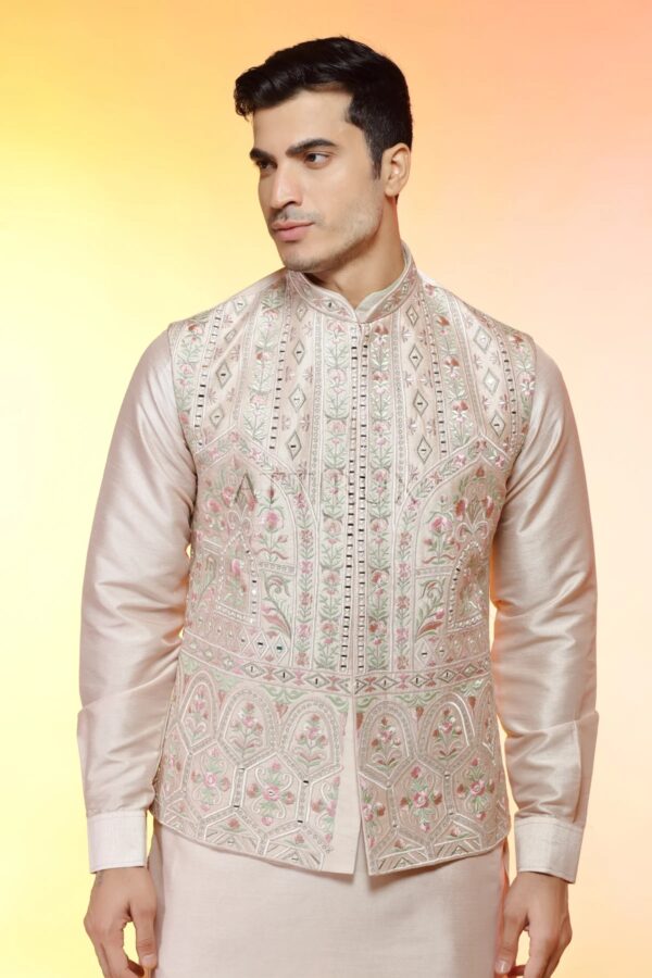 Designer Embroidered Waistcoat for men in USA