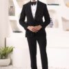 Best Designer Black Tuxedo Suit in USA for Groom