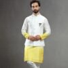 Ivory Waistcoat with Ombre Kurta Pajama