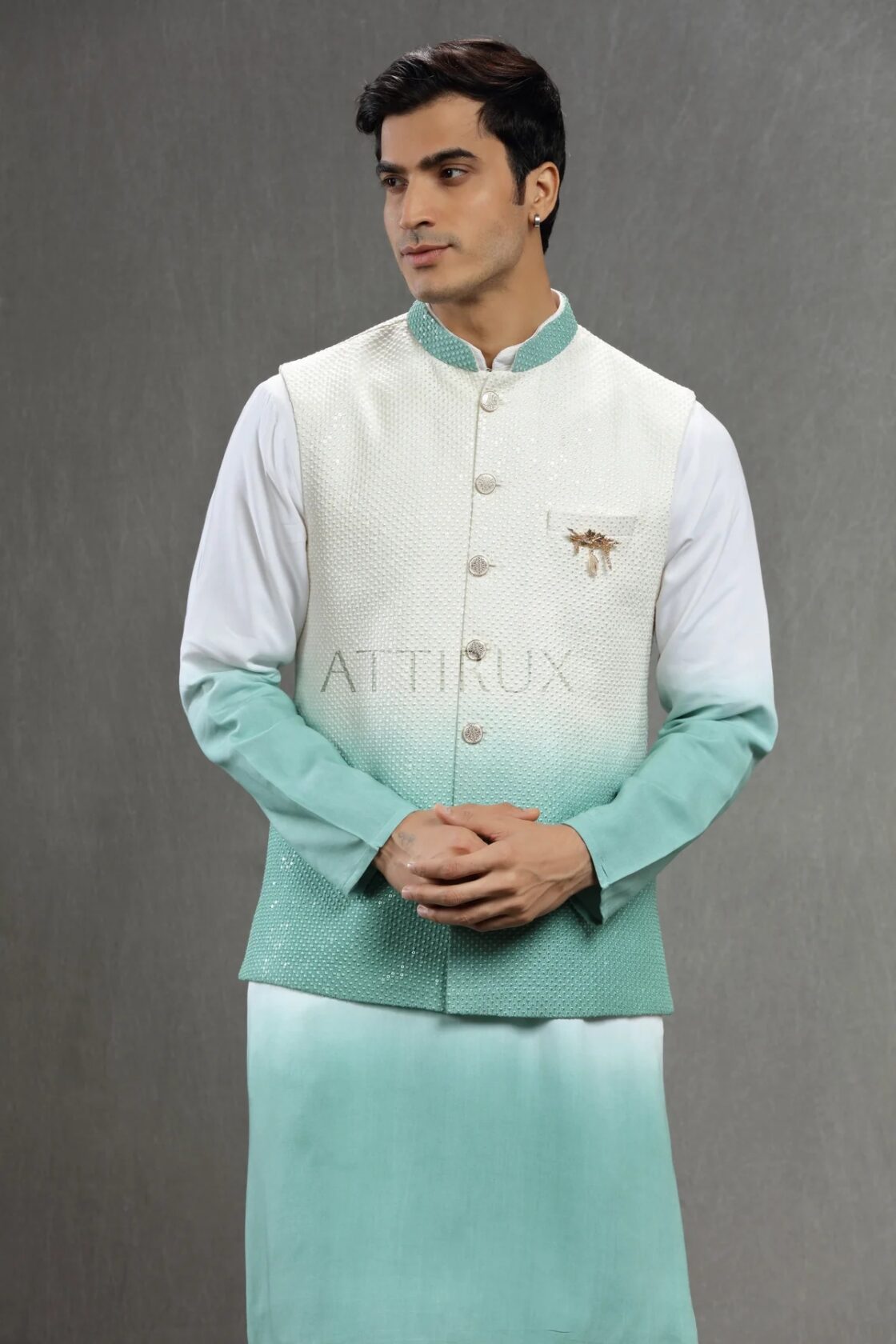 Mehndi Waistcoat for Men in USA