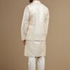 Multicolor Ivory Waistcoat with Kurta Pajama - Designer Waistcoat