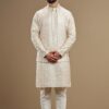 Multicolor Ivory Waistcoat with Kurta Pajama- Mehndi Waistcoat for Men